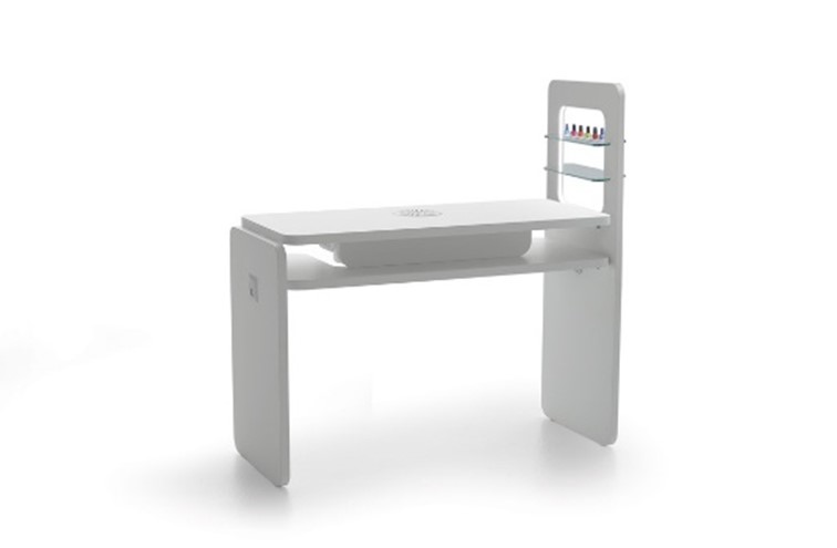 TAVOLO MANICURE CON MENSOLA LED